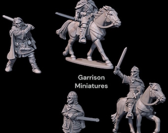 Saxon/Jutish Lords Set 1, 28mm 1/56