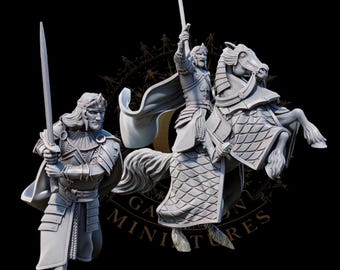 King Elessar Foot & Mounted 28mm 1/56