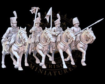 Napoleonic Grand Duchy Warsaw Krakusi Light Cavalry 28mm 1/56