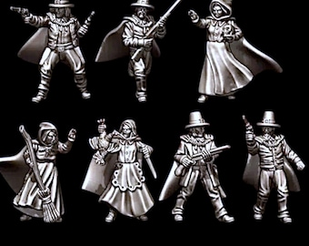 Salem Witches and Armed Pilgrims 28mm/32mm