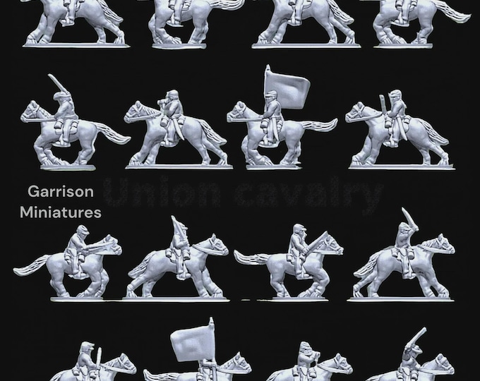 American Civil War Union Cavalry 15mm or 13,5mm Epic Scale