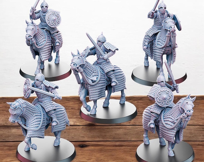 Araby/Easterling Mameluke Cavalry With Swords 28mm 1/56