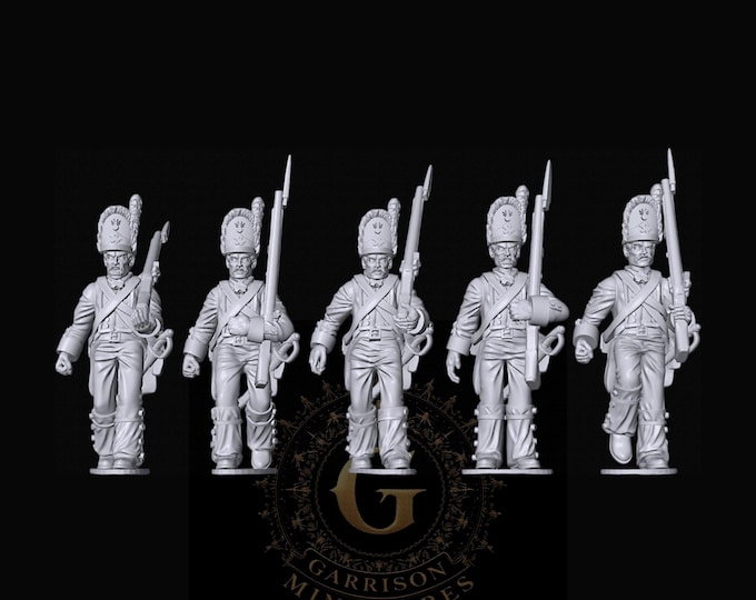 Prussian Grenadiers 1805 X5; 28mm