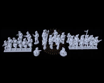 American Revolutionary War Black Watch 15 and 13.5mm Epic Scale