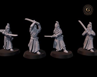 High Elves with Swords  28mm 1/56