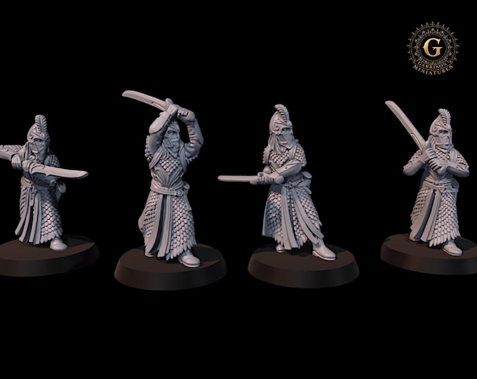 High Elves with Swords  28mm 1/56