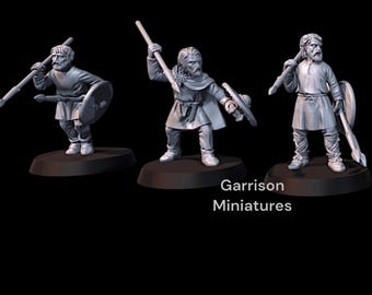 Frankish Skirmishers on Foot Set 1 28mm 1/56