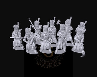 French Sappers X9: 28mm