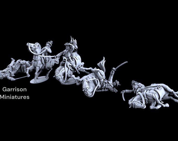 American Civil War Union Cavalry Casualties, 28mm 1/56