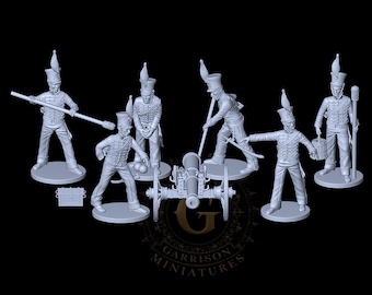 Brunswick Artillery Set 1:28mm 1/56