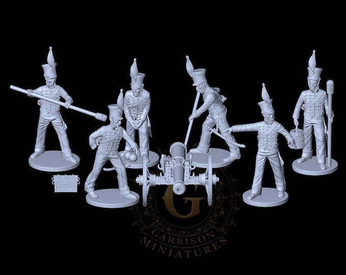 Brunswick Artillery Set 1:28mm 1/56