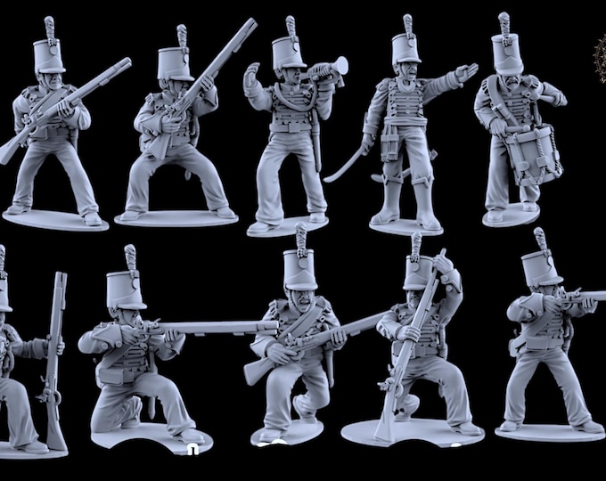 Napoleonic 28mm Portuguese Loyal Lusitanian Legion  28mm 1/56