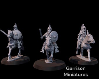 Mounted Thanes Swords 28mm 1/56