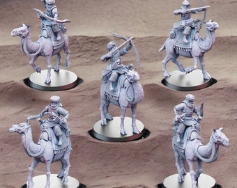 Easterling /Arabic Camel Riders Archers 28mm 1/56