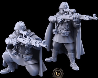 Soviet Snipers, 28mm 1/56