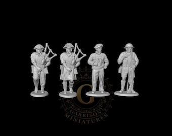 Field-marshal Montgomery, Guard & Pipers, 8th Army 28mm