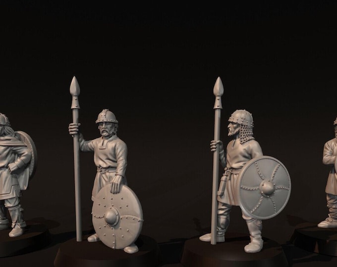 Carolingian Warriors Set 2 28mm 1/56