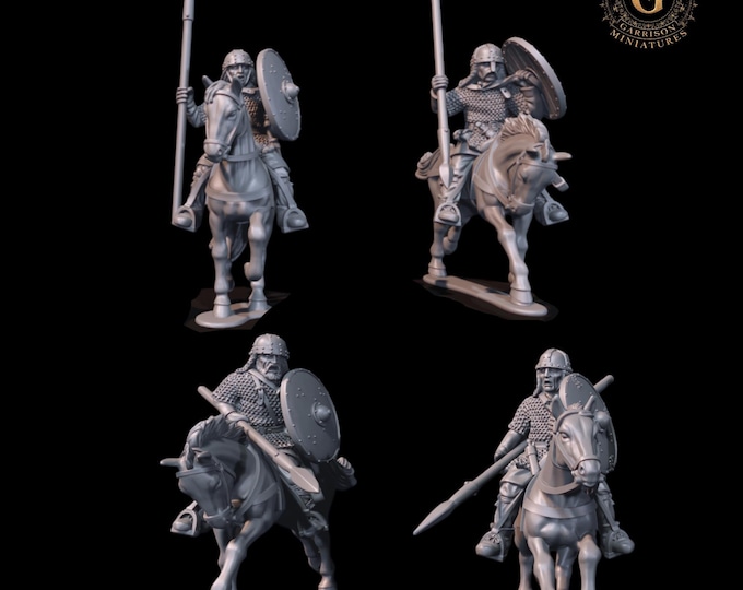 Mounted Hearthguard Set 1  28mm 1/56