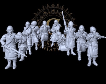 Red Army Winter Infantry, 28mm 1/56