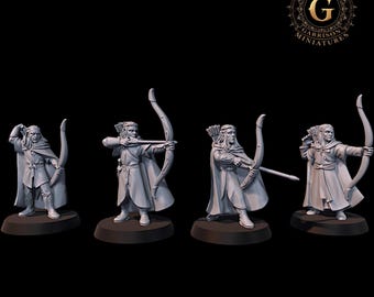 Elven Militia Archers Set 2, 28mm 1/56