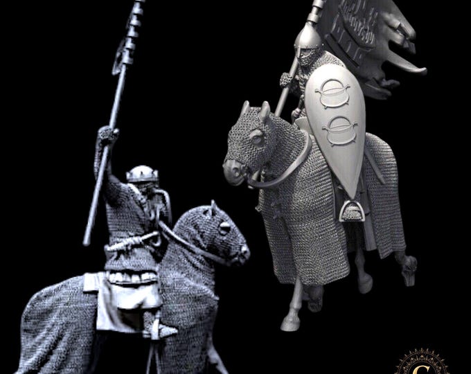 King Alfonzo VIII &  Álvaro Nuñez de Lara 28mm 1/56