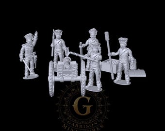 Napoleonic Russian Guard Artillery 1812 28mm