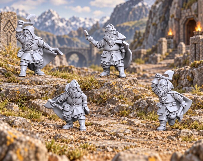 Dwarf Road Wardens 28mm 1/56