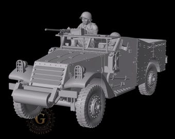 US M3 White Scout Car: 20mm and 28mm