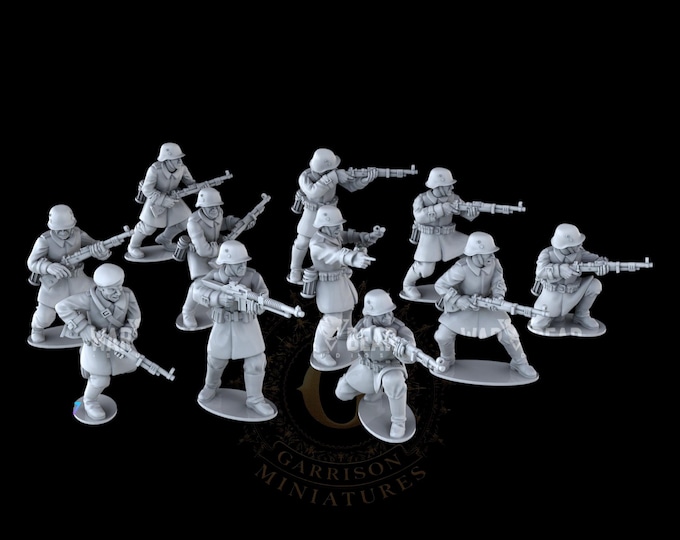 WW2 Polish 10th Motorized Brigade:  28mm Wargame and Display Miniatures