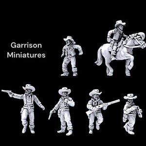 Sheriff Fortuna vs. Dalton Gang Wild West Wargames Collectors Figures 28mm/32mm  Dead Man&#39;s Hand, Blackwater Gulch Gunfighter&#39;s Ball