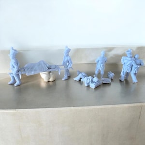 Napoleonic French Casualties Waterloo Peninsula 28mm 1/56 Wargames Collectors Figures by Garrison Miniatures
