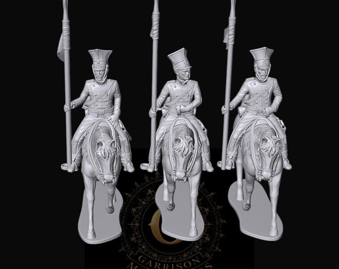 Brunswick Uhlans March Order X3: 28mm