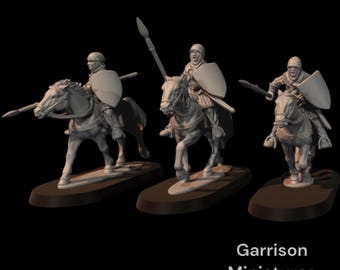 Mounted Medieval Scottish Hobilars  MESBG 28mm 1/56