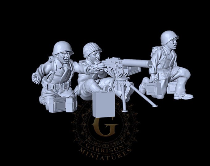 US M1917 Machinegun Team: 28mm