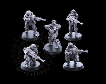 British Heavy Tesla Rifles X5: 28mm