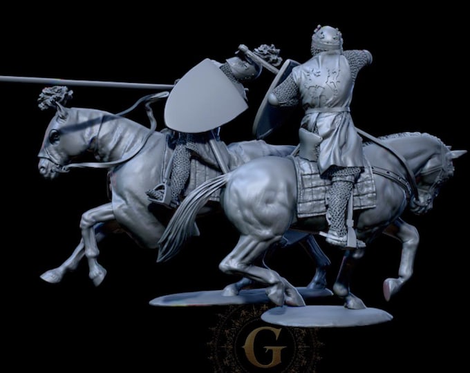 Robert the Bruce vs Sir Henry de Bohun, Bannockburn 28mm