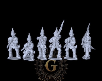 British Grenadiers X6: '45 Rebellion, 7yrs War, Culloden 28mm
