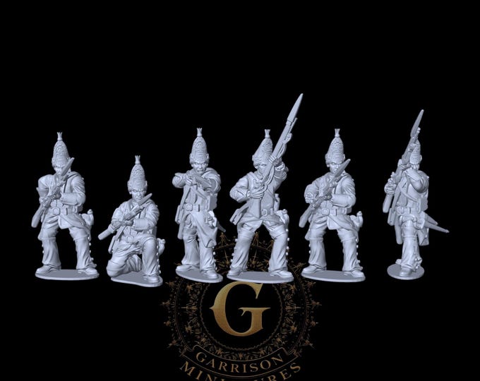 British Grenadiers X6: '45 Rebellion, 7yrs War, Culloden 28mm