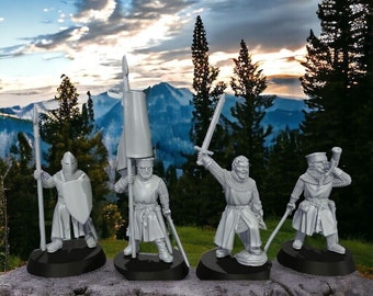 Medieval Knight Command  28mm 1/56