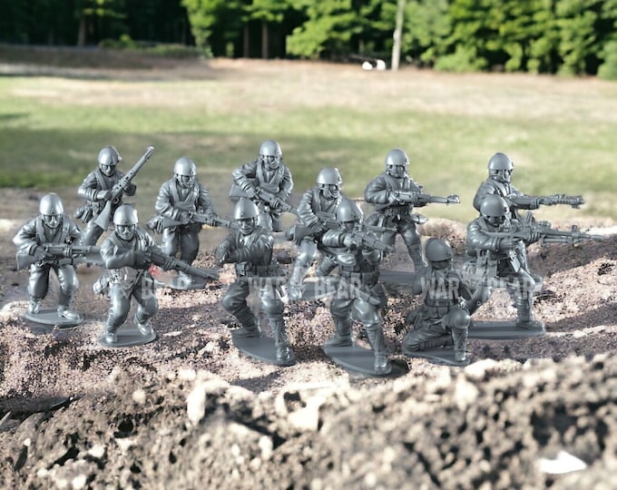 WW2 Japanese Teishin Shudan X12 ideal Bolt Action 28mm 1/56 Wargames and Collectors Figures by BattleCat for Garrison Miniatures