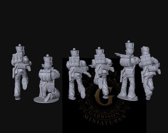 Mexican Infantry X6 #1 Mexican-American War 1846 28mm