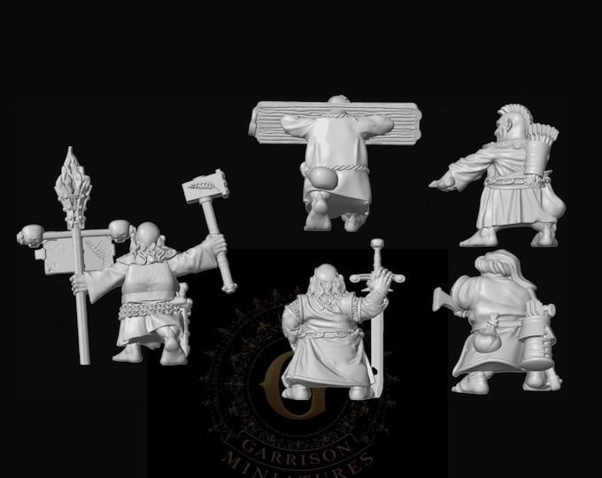 Halfling Zealots X5: 28mm