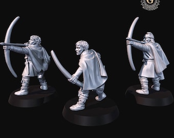 Dark Ages Archers Set 1 -28mm 1/56