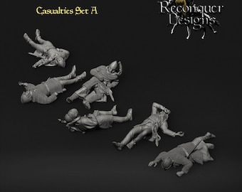 Medieval Casualties Set A 28mm 1/56