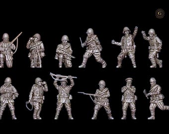 Red Army Infantry 28mm 1/56
