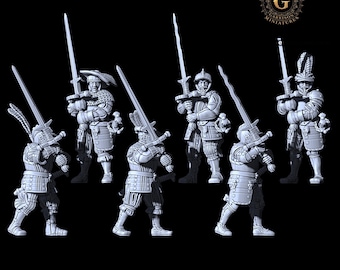 15th/16th Century Empire Tudor Greatswords   28mm 1/56