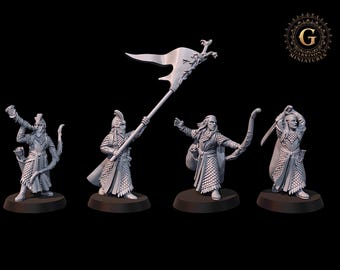 High Elf Command 28mm 1/56