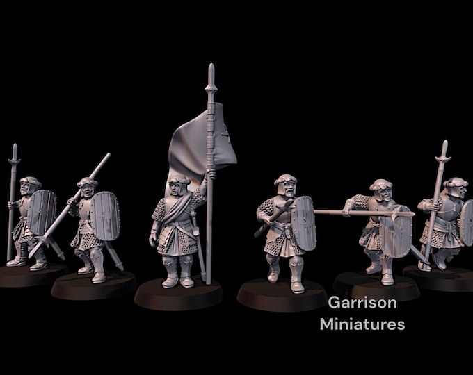 Arnaudin Warriors Set,  28mm 1/56