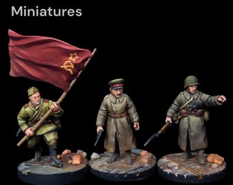 Soviet Headquarters 28mm 1/56