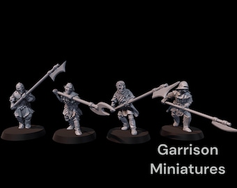 Orc Rabble with Bills 28mm 1/56